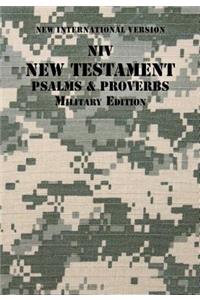 NIV, New Testament with Psalms and   Proverbs, Military Edition, Paperback, Digi Camo