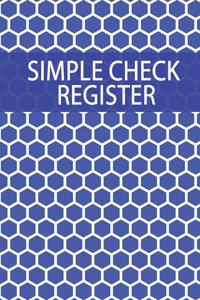 Simple Check Register