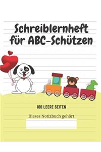 Schreiblernheft für ABC-Schützen