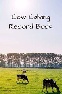 Cow Calving Record Book