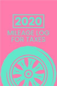 2020 Mileage Log For Taxes