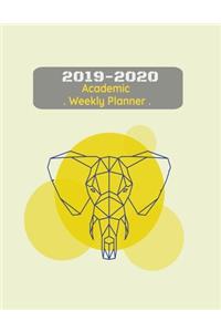 Academic Weekly Planner 2019-2020