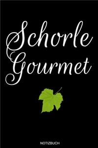 Schorle Gourmet Notizbuch