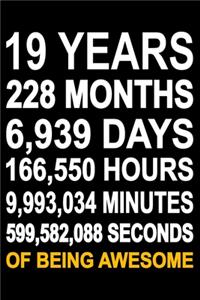 19 Years Of Being Awesome