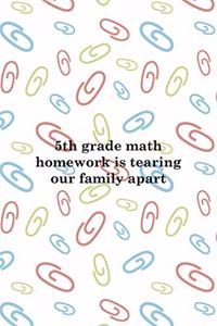 5th Grade Math Homework Is Tearing Our Family Apart