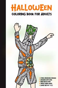 Halloween Coloring Book for Adults
