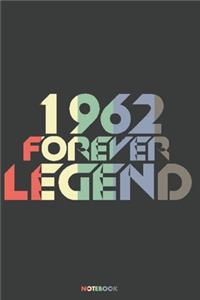 1962 Forever Legend Notebook