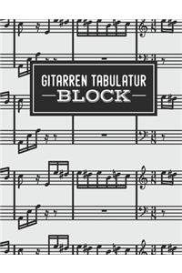 Gitarren Tabulatur Block