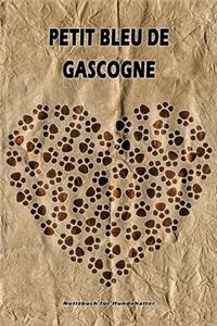 Petit Bleu de Gascogne Notizbuch für Hundehalter
