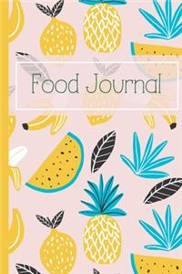 F4 Food Journal Various Fruits Cover: A daily food and exercise journal for healthy living- Weight loss journal, Meal planner and Activity tracker (120 pages, 6 x9 '') (120 days meal and