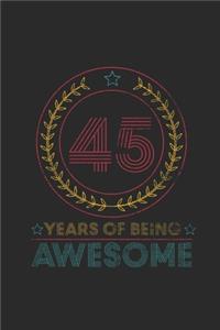 45 Years Of Being Awesome
