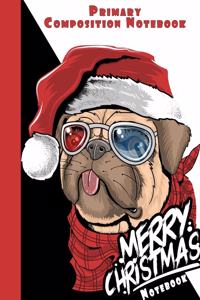 Primary Composition Notebook Merry Christmas Notebook