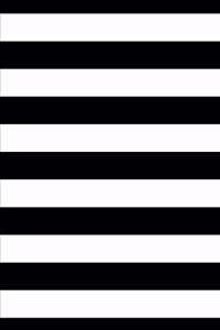 2020 Weekly Planner Black White Stripes Blank Book 134 Pages