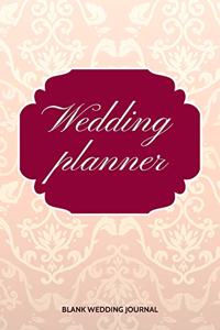Wedding Planner Small Size Blank Journal-Wedding Planner&To-Do List-5.5