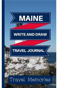 Maine Write and Draw Travel Journal