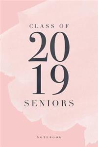 Class of 2019 Seniors Notebook