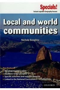 Secondary Specials!: Geography - Local and World Communities