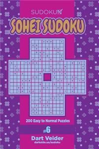 Sohei Sudoku - 200 Easy to Normal Puzzles (Volume 6)