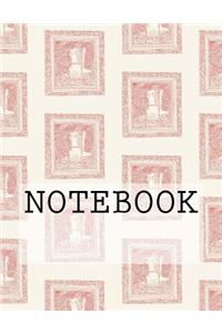 Notebook: Grot Window (Red), Lake District. Dotted (8.5 X 11): Dotted Paper Notebook