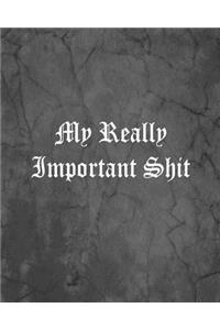 My Really Important Shit