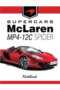 Supercars McLaren Mp4-12c Spider Notebook