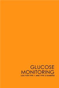 Glucose Monitoring Log for Type 1 and Type 2 Diabetes