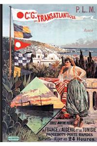 Carnet Blanc, Affiche Paquebot Poste Algérie Tunisie