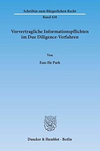 Vorvertragliche Informationspflichten Im Due Diligence-Verfahren