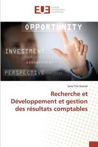 Recherche Et Développement Et Gestion Des Résultats Comptables