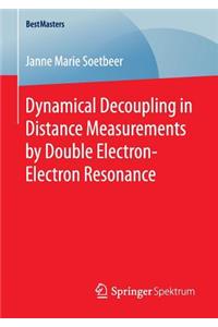 Dynamical Decoupling in Distance Measurements by Double Electron-Electron Resonance