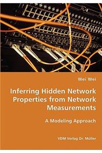 Inferring Hidden Network Properties from Network Measurements