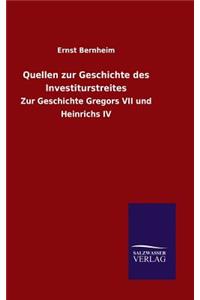 Quellen zur Geschichte des Investiturstreites