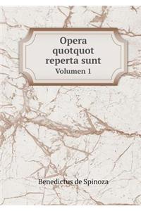 Opera quotquot reperta sunt Volumen 1