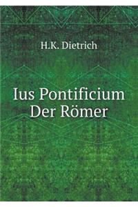 Ius Pontificium Der Römer