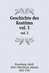 Geschichte des Kostums
