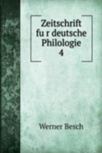Zeitschrift fur deutsche Philologie