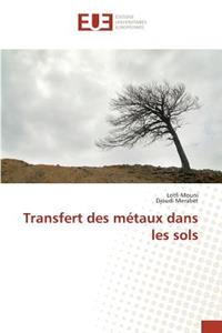 Transfert Des Métaux Dans Les Sols