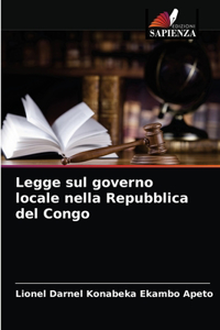Legge sul governo locale nella Repubblica del Congo