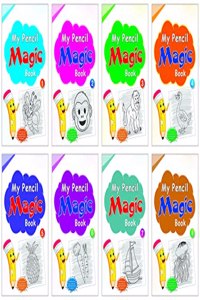 Pencil Magic Scratch Book Set of 8 by InIkao