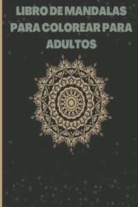 Libro de mandalas para colorear para adultos