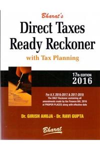 Direct Taxes Ready Reckoner With Tax Planning