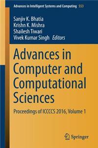 Advances in Computer and Computational Sciences