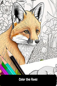 Color the foxes
