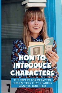 How To Introduce Characters