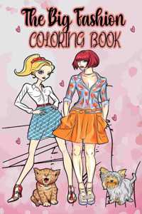 The big fashion coloring book