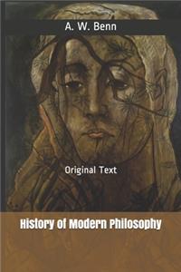 History of Modern Philosophy