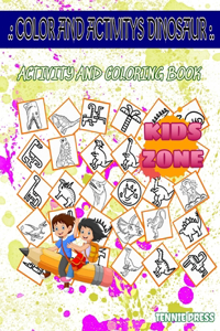 Color And Activitys Dinosaur