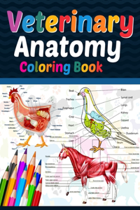 Veterinary Anatomy Coloring Book