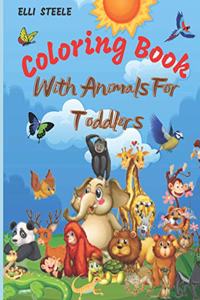 Animals Coloring Book For Toddlers