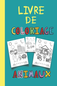 livre de coloriage animaux